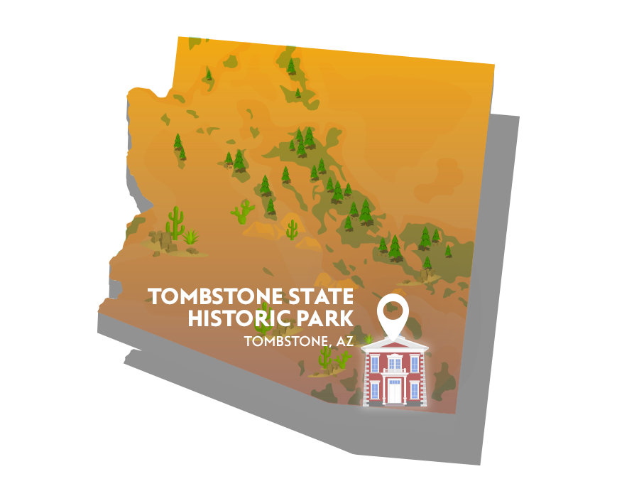 map of Tombstone State Historic Park